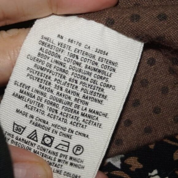 Anthropologie Hei Hei Tinsley Floral Cropped Asymmetrical Zip Moto Jacket 6 - Picture 9 of 11